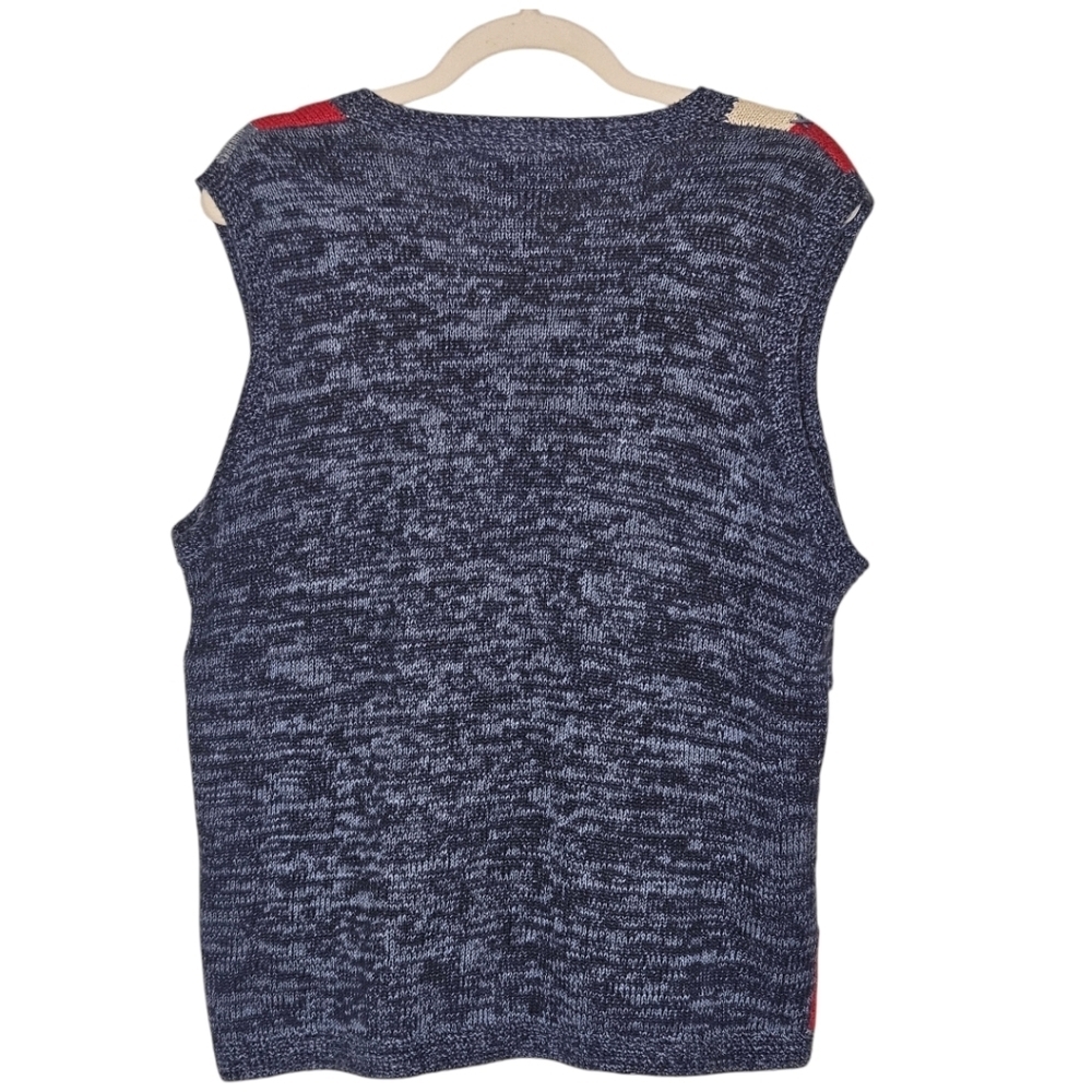 EUC Vintage Cambridge Country Store Americana USA Vest Patchwork Women's… - Picture 8 of 9